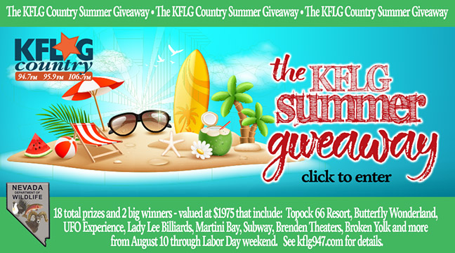 The KFLG Summer Giveaway - Click to Enter!